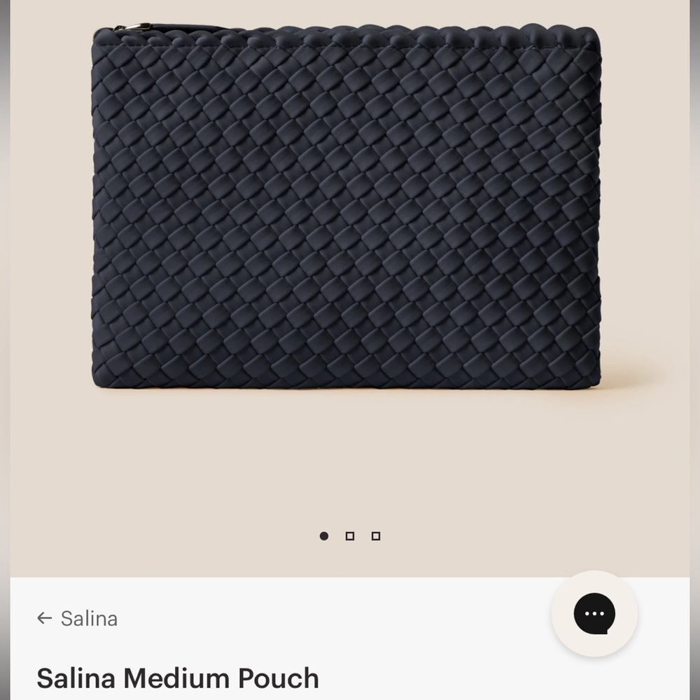 Naghedi Salina Pouch Black NWOT